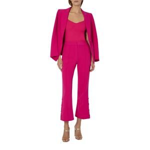 NEW MILLY cropped flare pant in fucsia